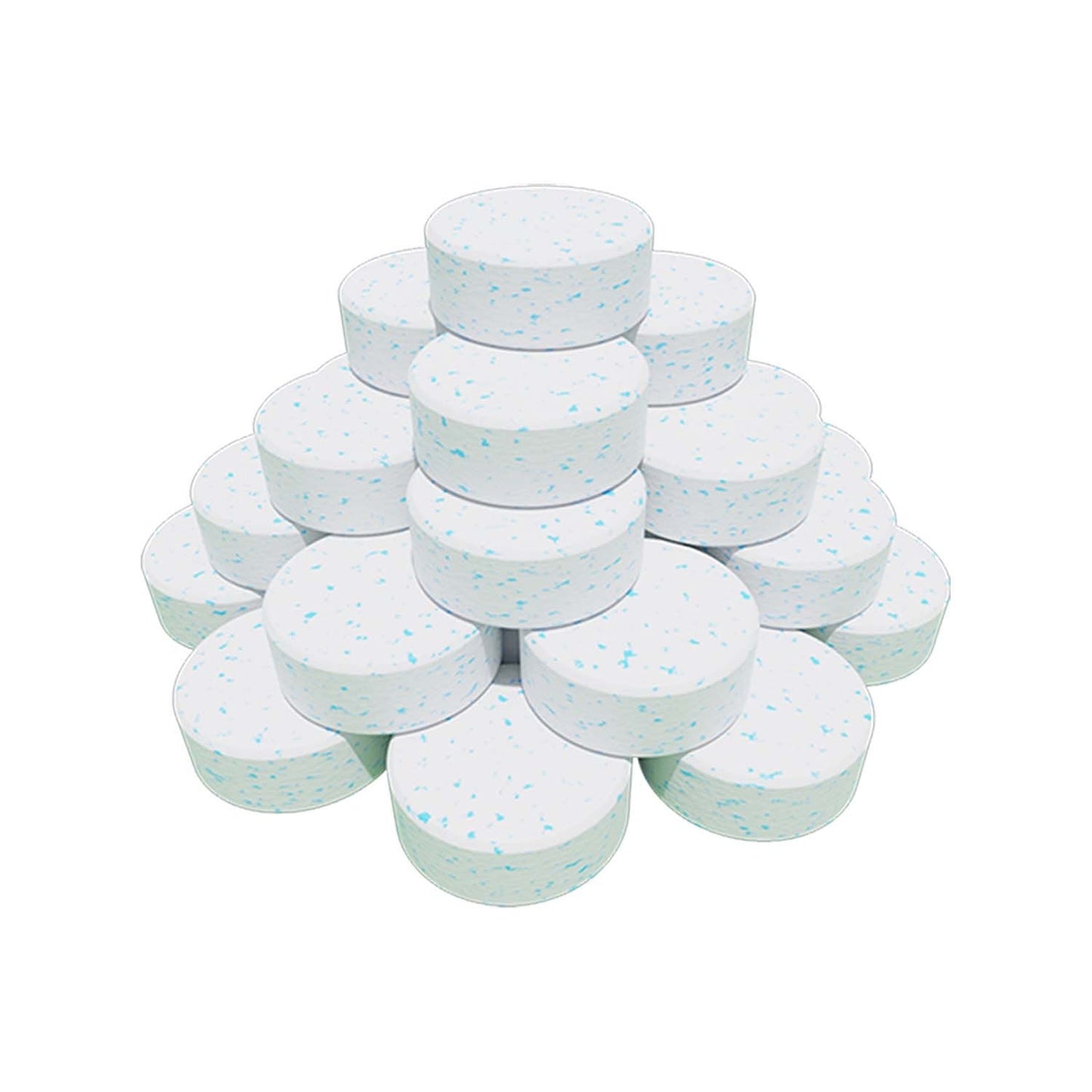 Floating dispenser for chemicals + 0.5 kg of multifunctional tablets