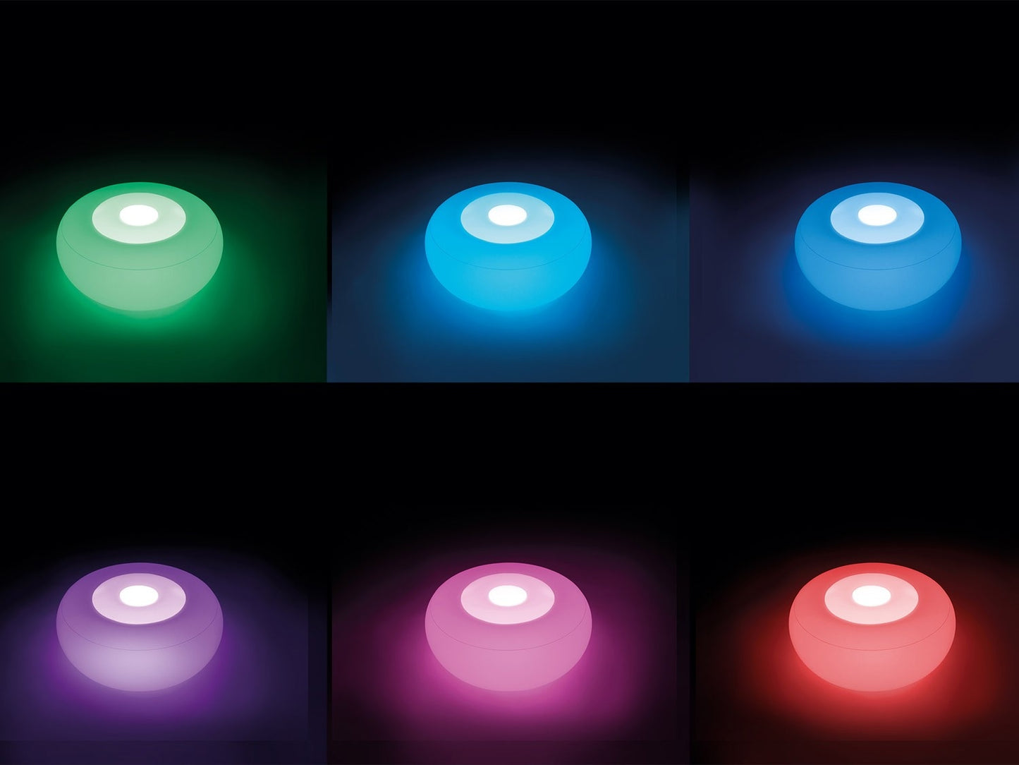 Floating inflatable pool lamp Ottoman LED 86 x 33 cm INTEX 68697