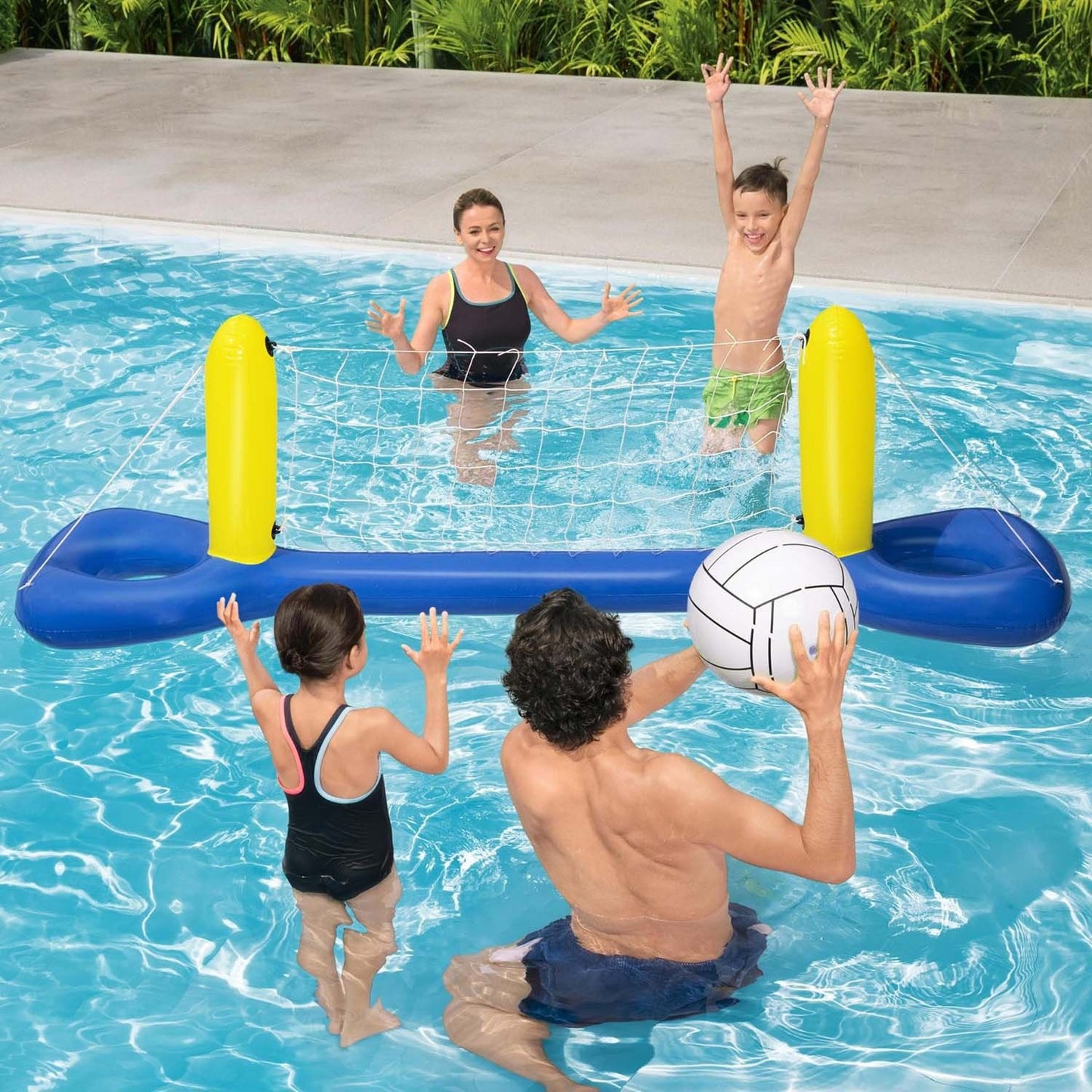 Floating pool volleyball set 252 x 64 cm Bestway 52133