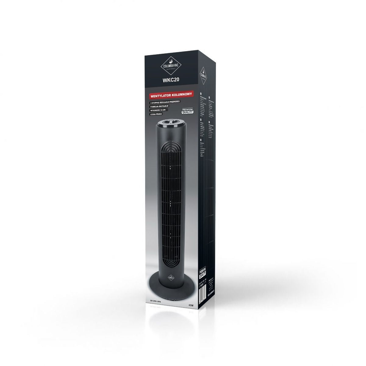 Floor column fan 45W COLUMBIA VAC