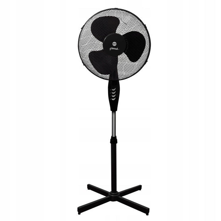 Floor fan adjustable times 45W - black
