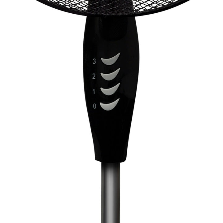 Floor fan adjustable times 45W - black