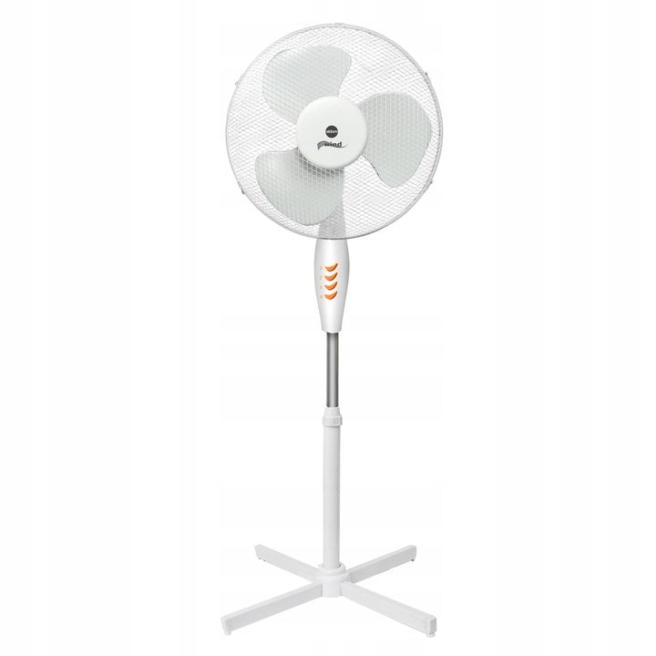 Floor fan adjustable times 45W - white