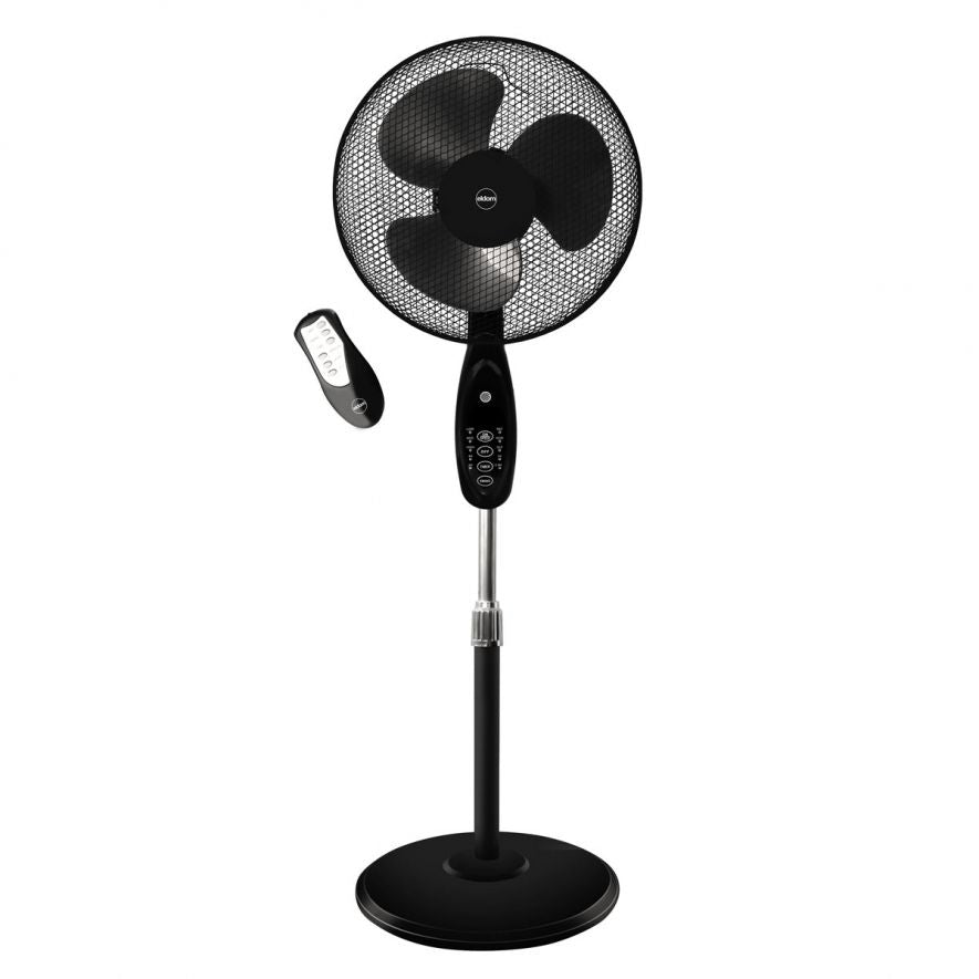 Floor fan with remote control, time adjustment 45W