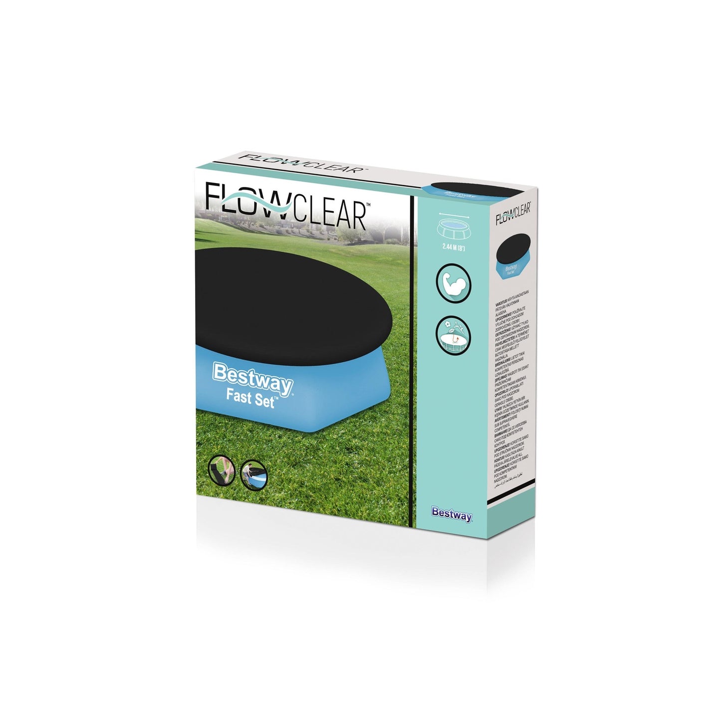 Flowclear Pool Cover Fast Set 244 Cm