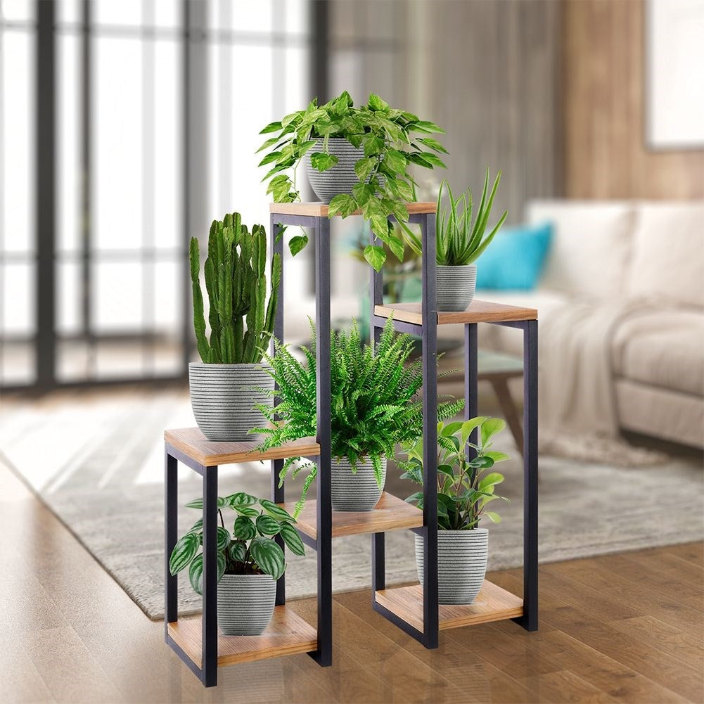 Flower Stand in Metal with Six Levels
