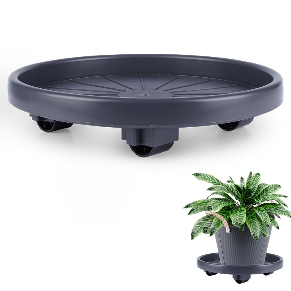 Flower pot on wheels - easy to move, durable material