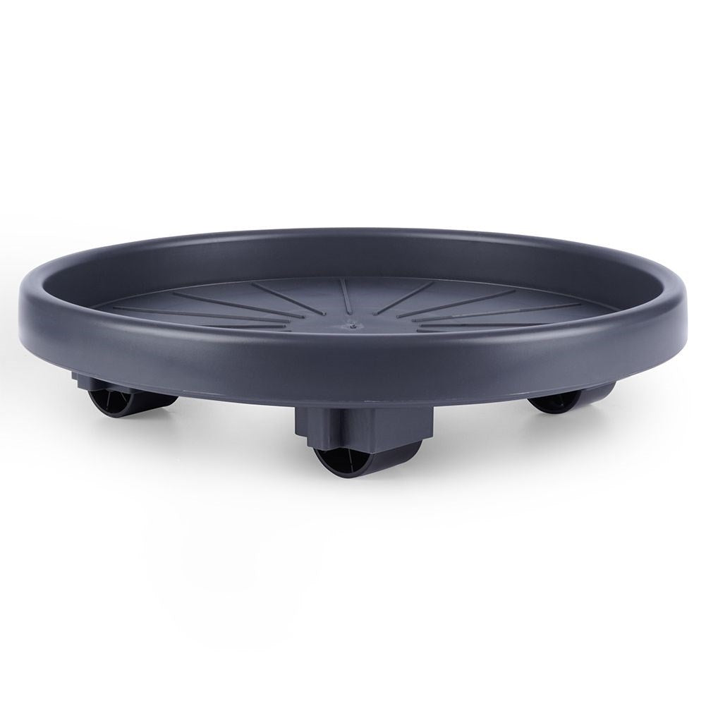 Flower pot on wheels - easy to move, durable material