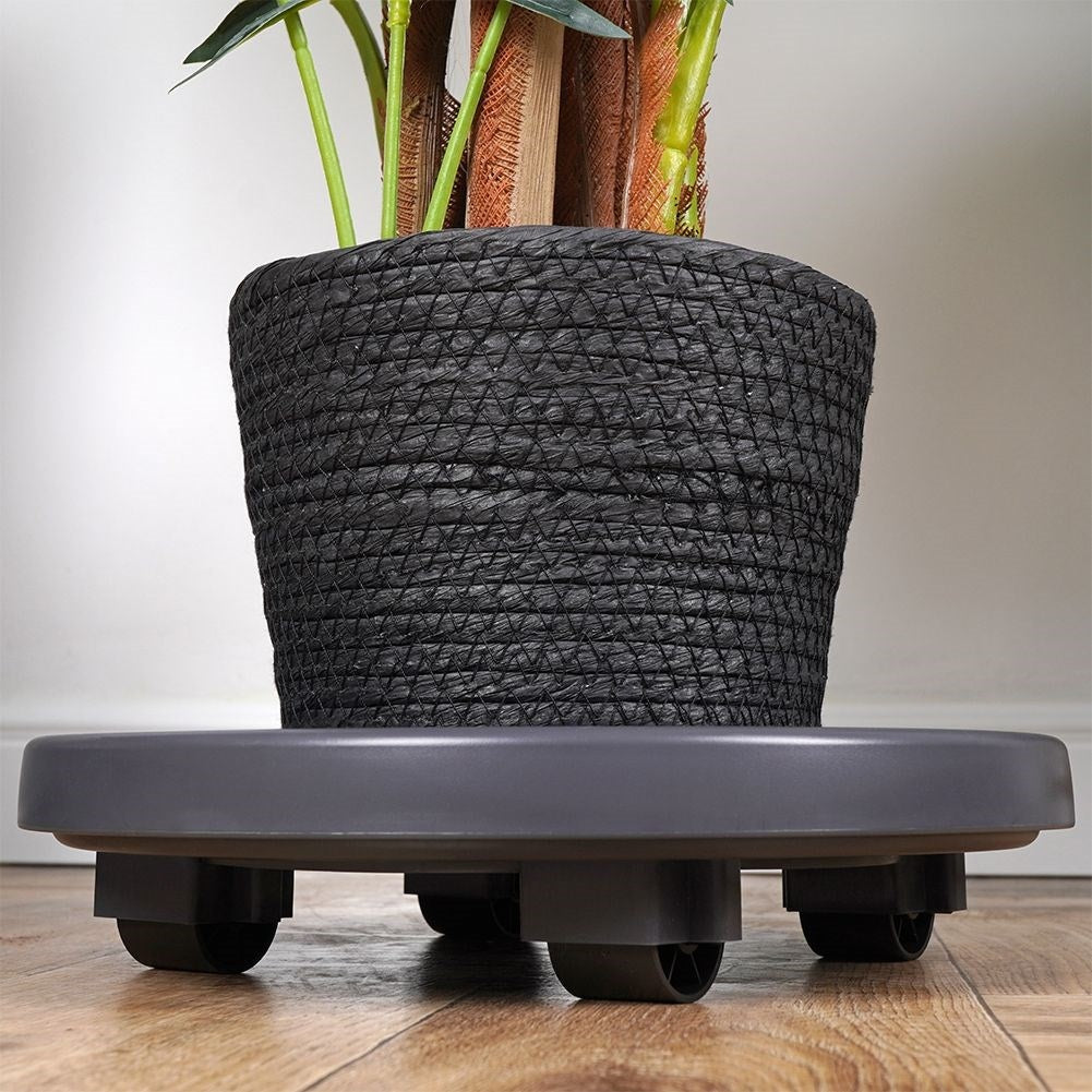 Flower pot on wheels - easy to move, durable material