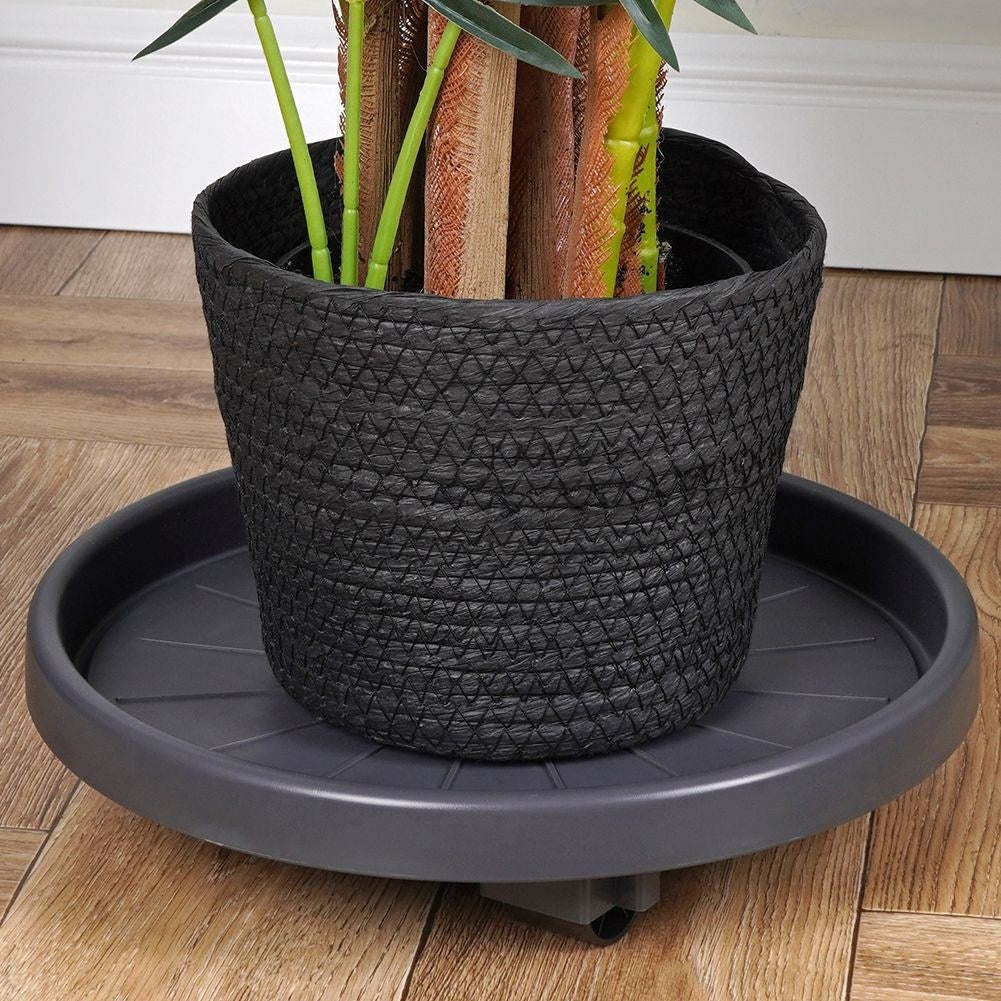 Flower pot on wheels - easy to move, durable material