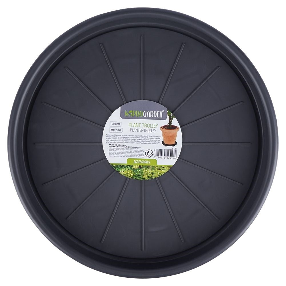 Flower pot on wheels - easy to move, durable material