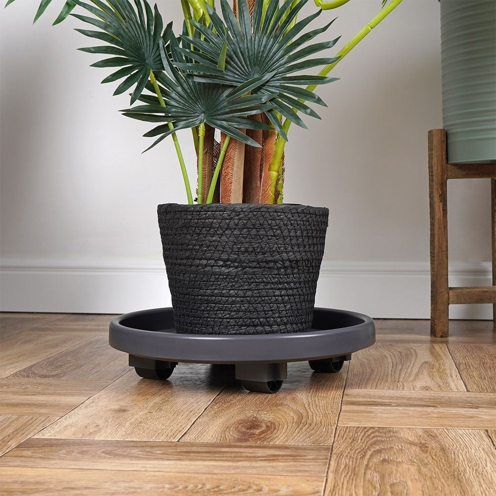 Flower pot on wheels - easy to move, durable material