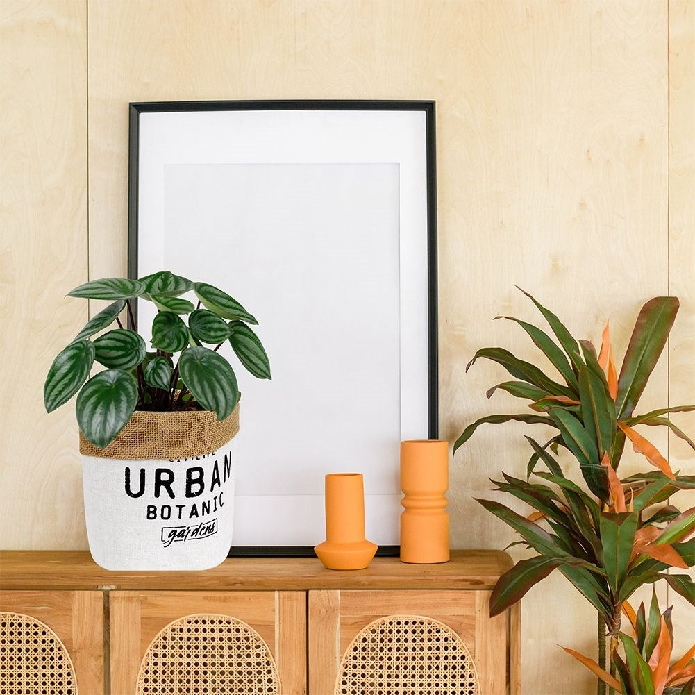 Flower pot with foil protection - Boho style, leak proof