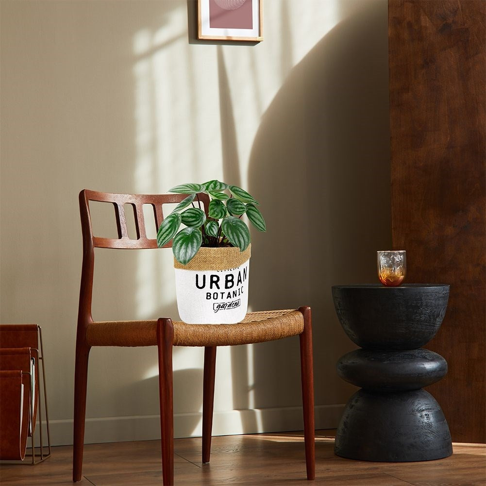 Flower pot with foil protection - Boho style, leak proof