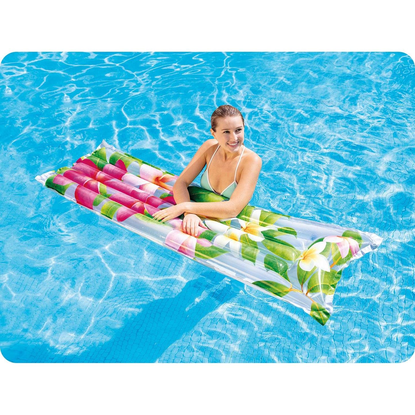 Flowers Intex 59720 swimming mattress