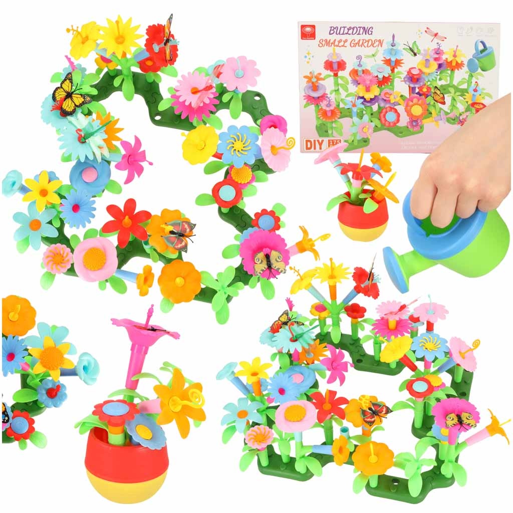 Flowers creative blocks flower garden 175 elements