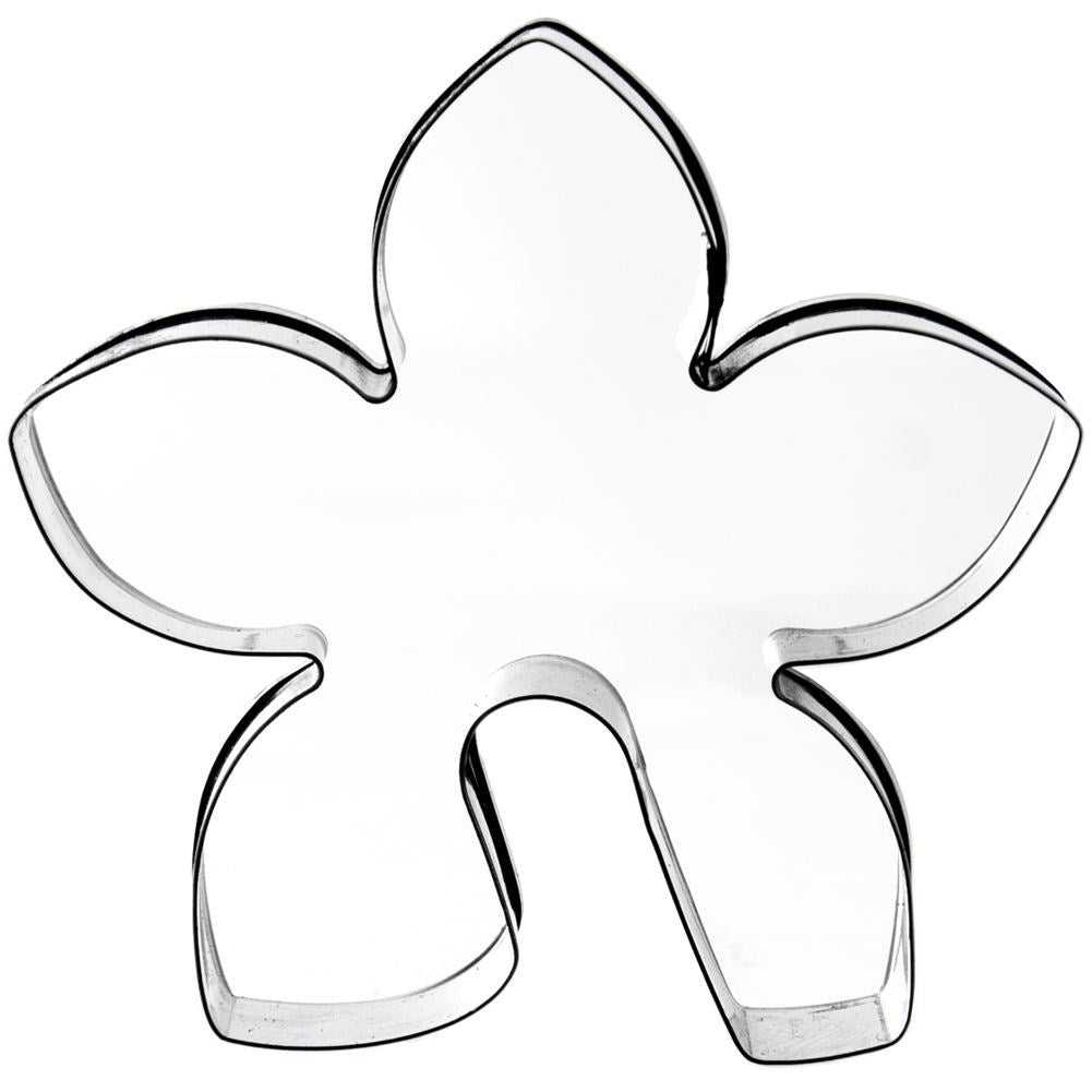 Flower-shaped cookie stamp for unique and decorative pastries