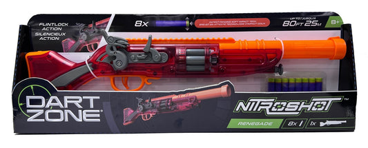 Foam Dart Blaster, Rotating Magazine, 8 Darts