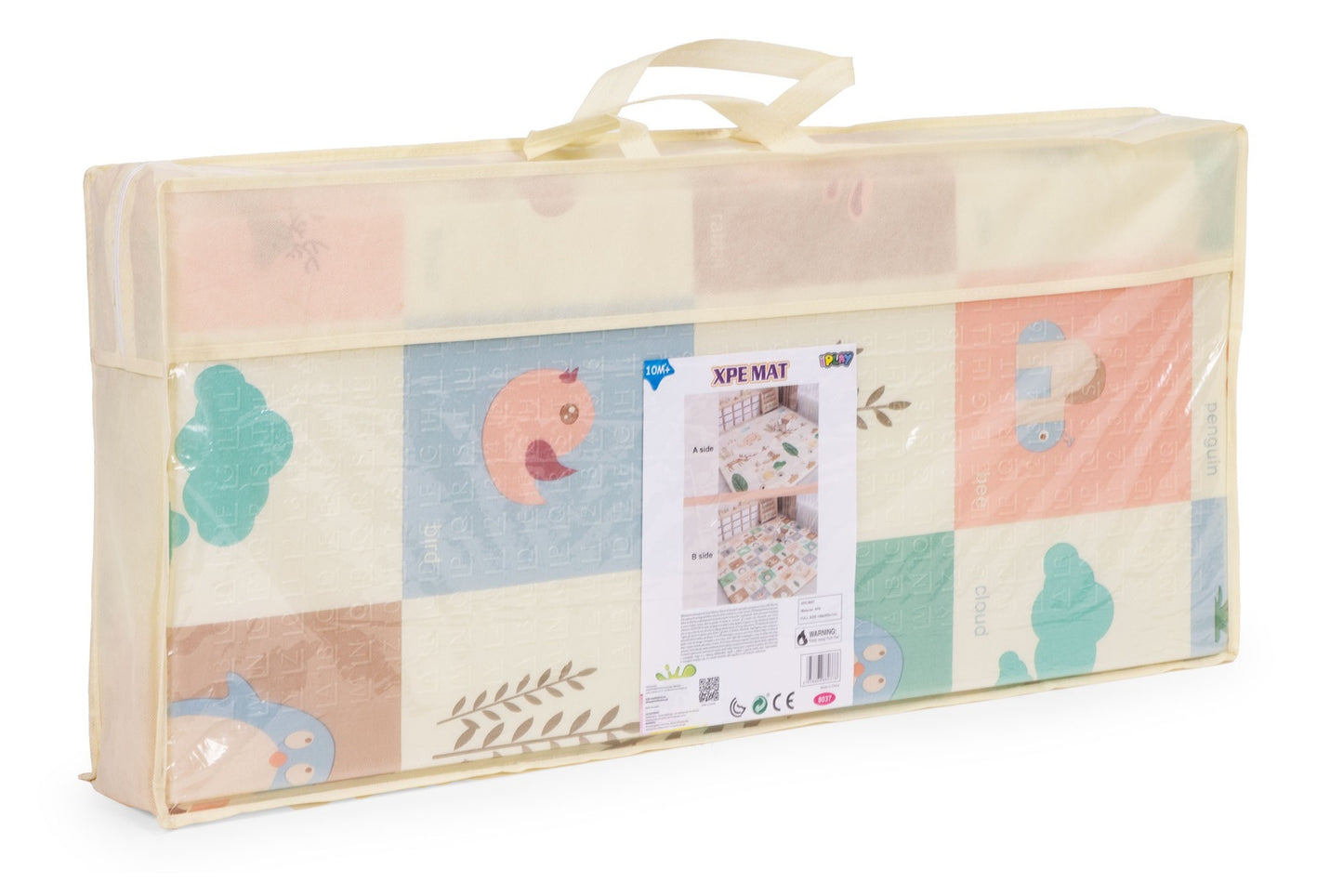 Foam Play Mat 200x180 cm – Double-Sided, Foldable