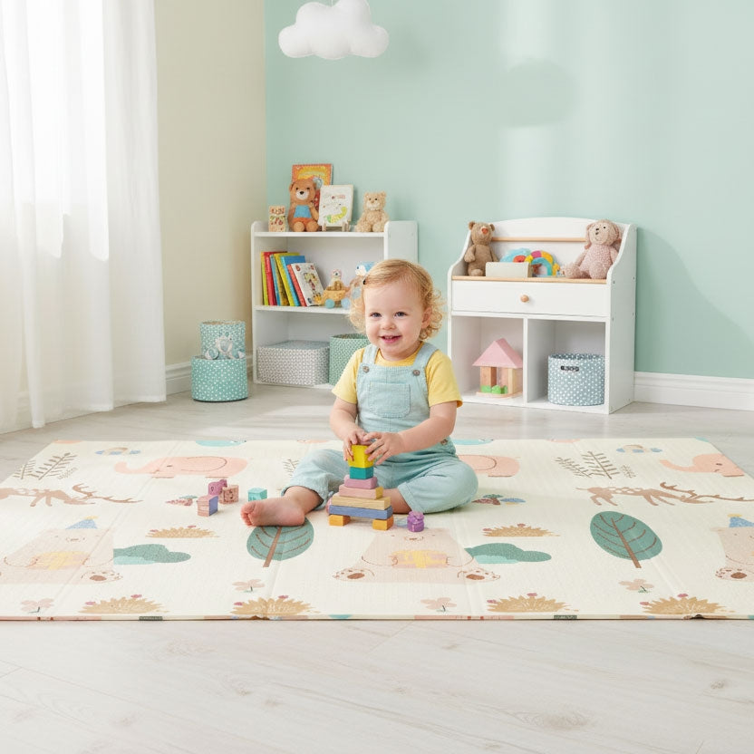 Foam Play Mat 200x180 cm – Double-Sided, Foldable