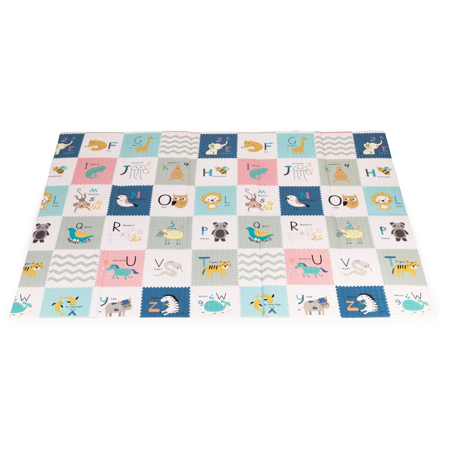 Foam Play Mat for Kids, 200x150 cm, Foldable & Educational
