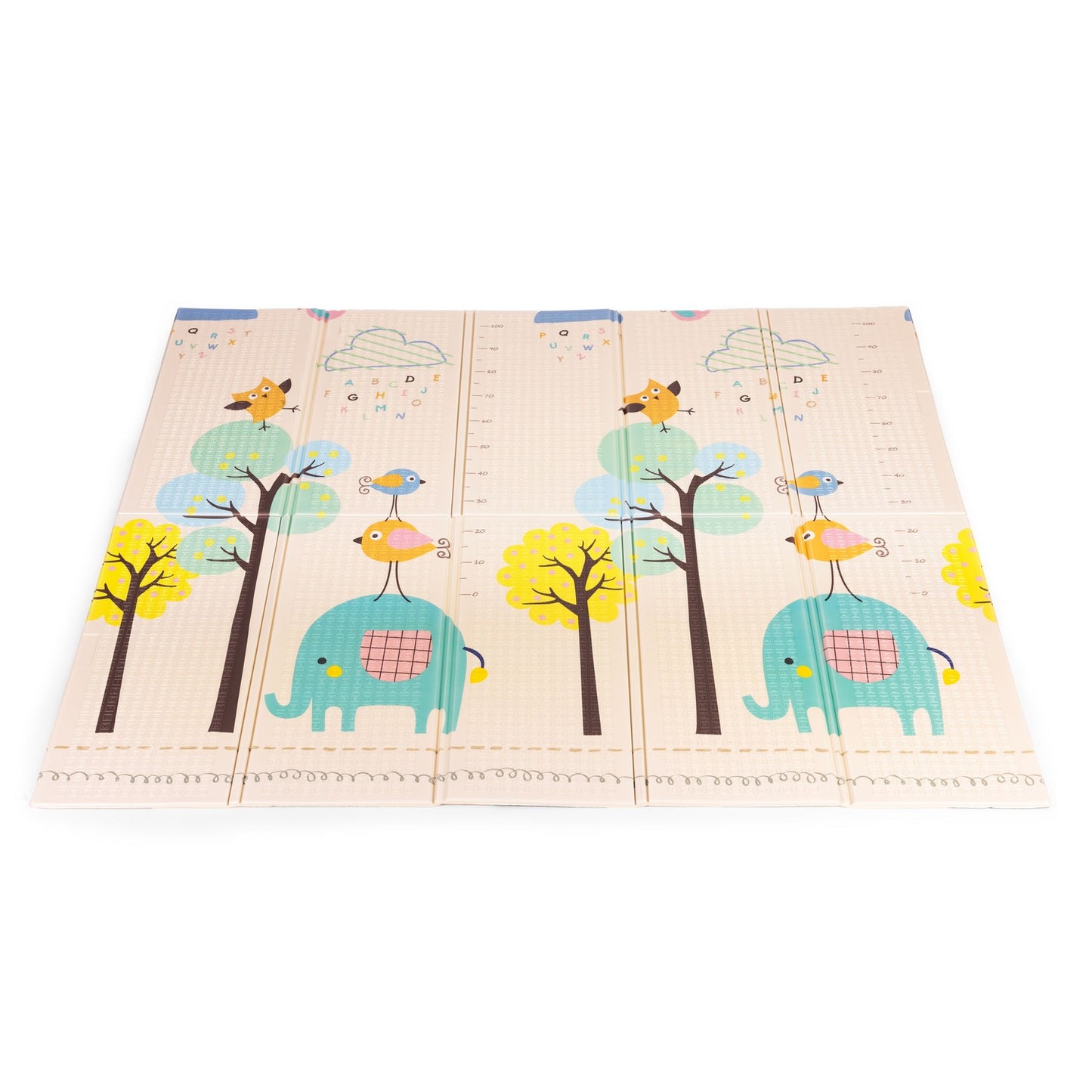 Foam Play Mat for Kids 200x180 cm, Foldable & Educational
