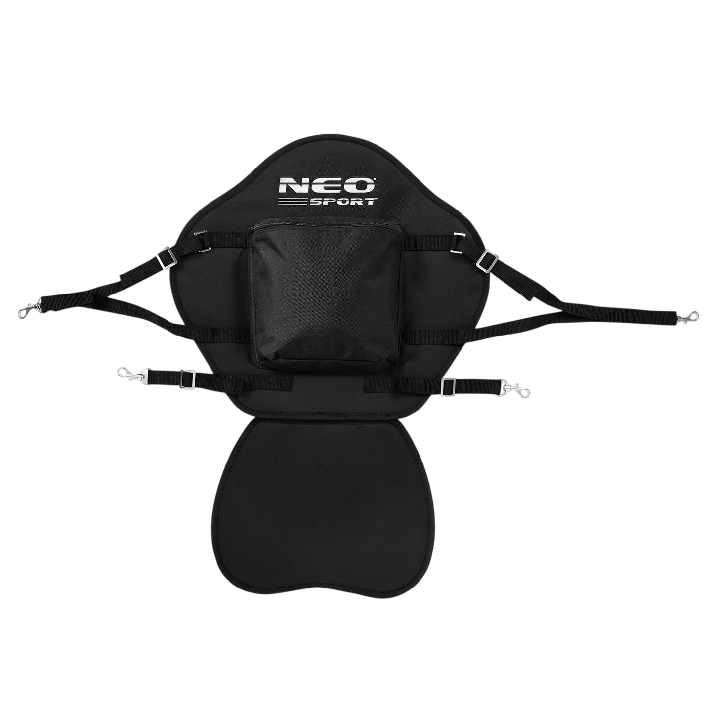 Foam Seat for SUP Board, Black, Adjustable Straps