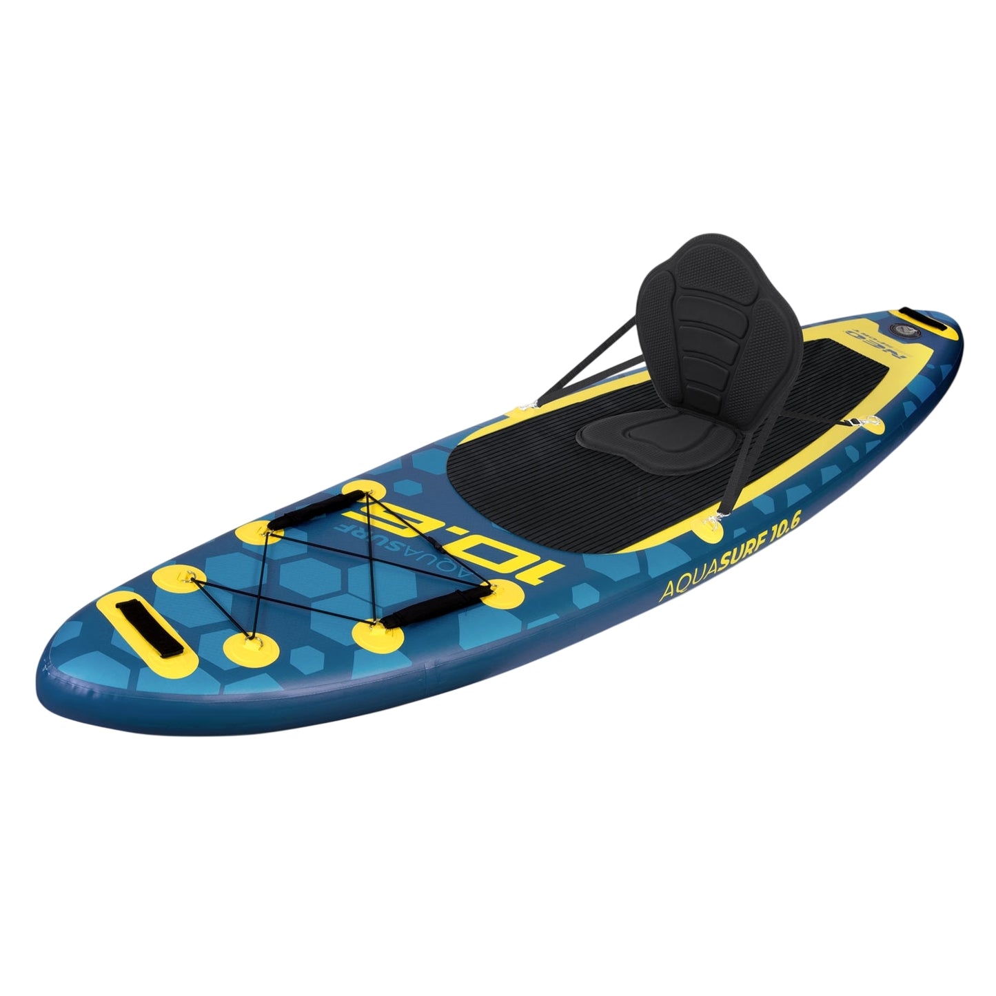 Foam Seat for SUP Board, Black, Water-Resistant, 77x53 cm
