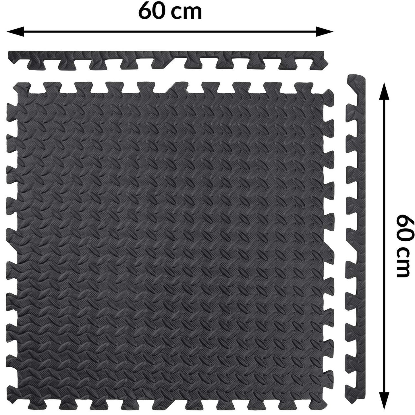 Foam fitness mat 60x60 Neo-Sport - NS-924