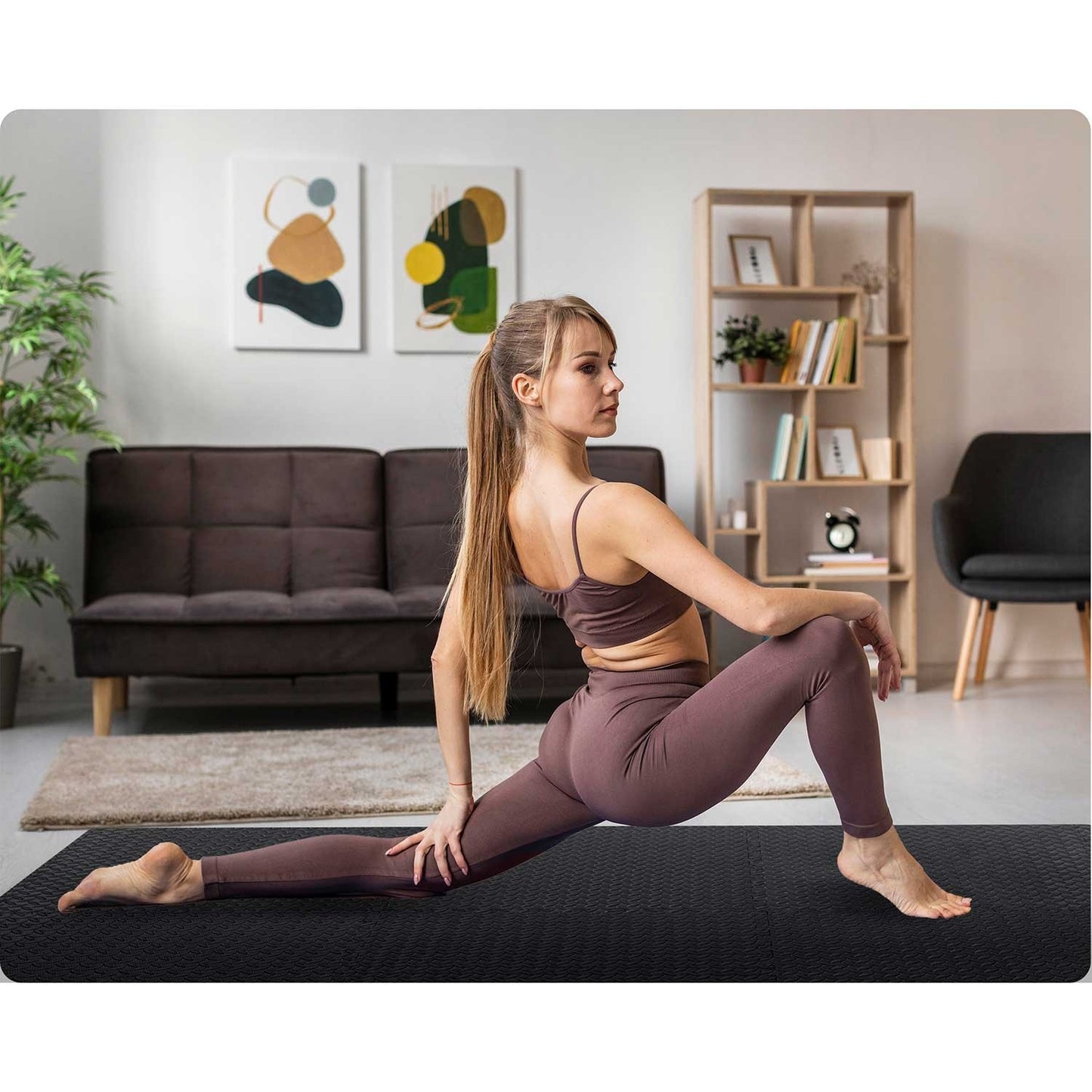 Foam fitness mat 60x60 Neo-Sport - NS-924