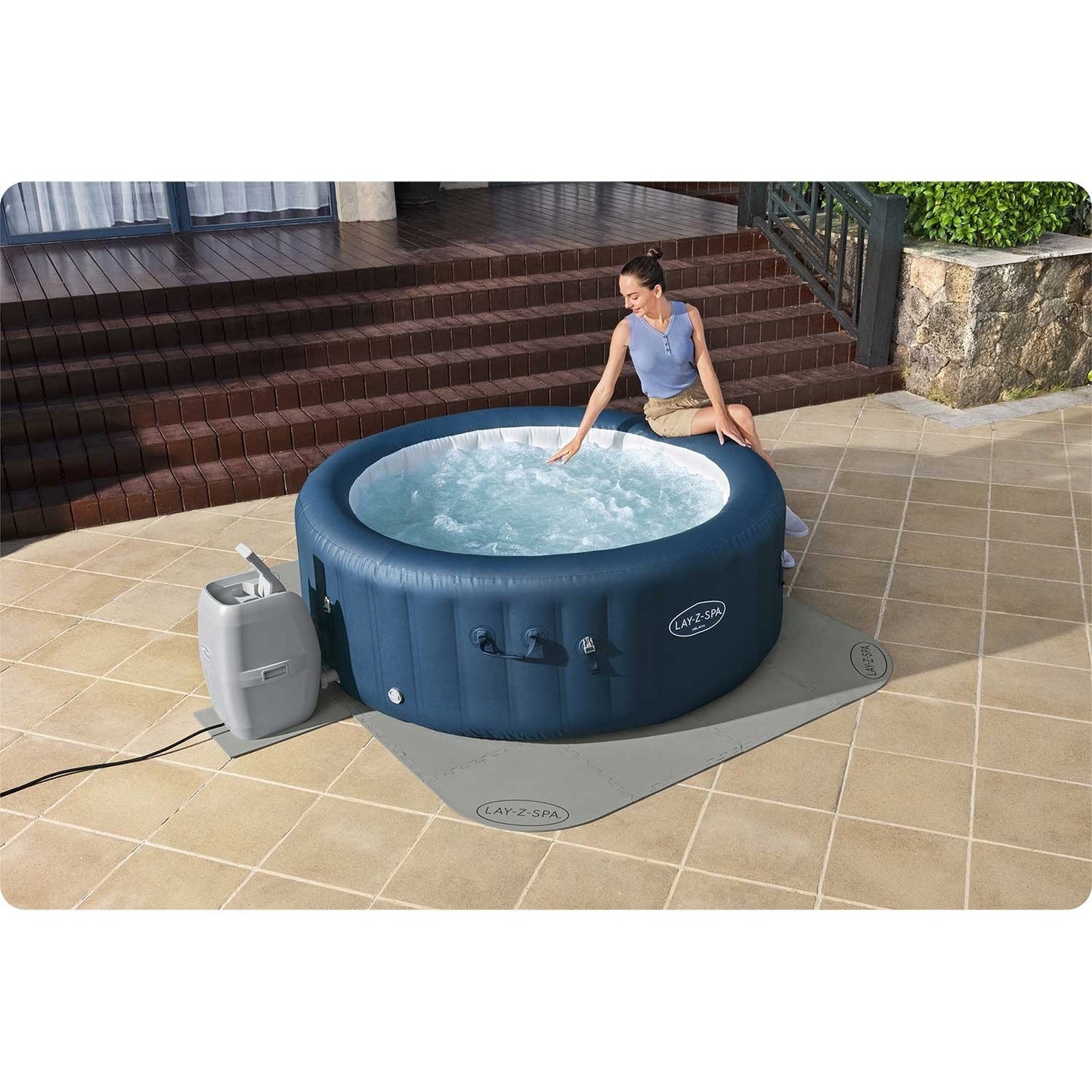Foam mat for SPA puzzle 50 x 50 cm 16 pcs Bestway 60334