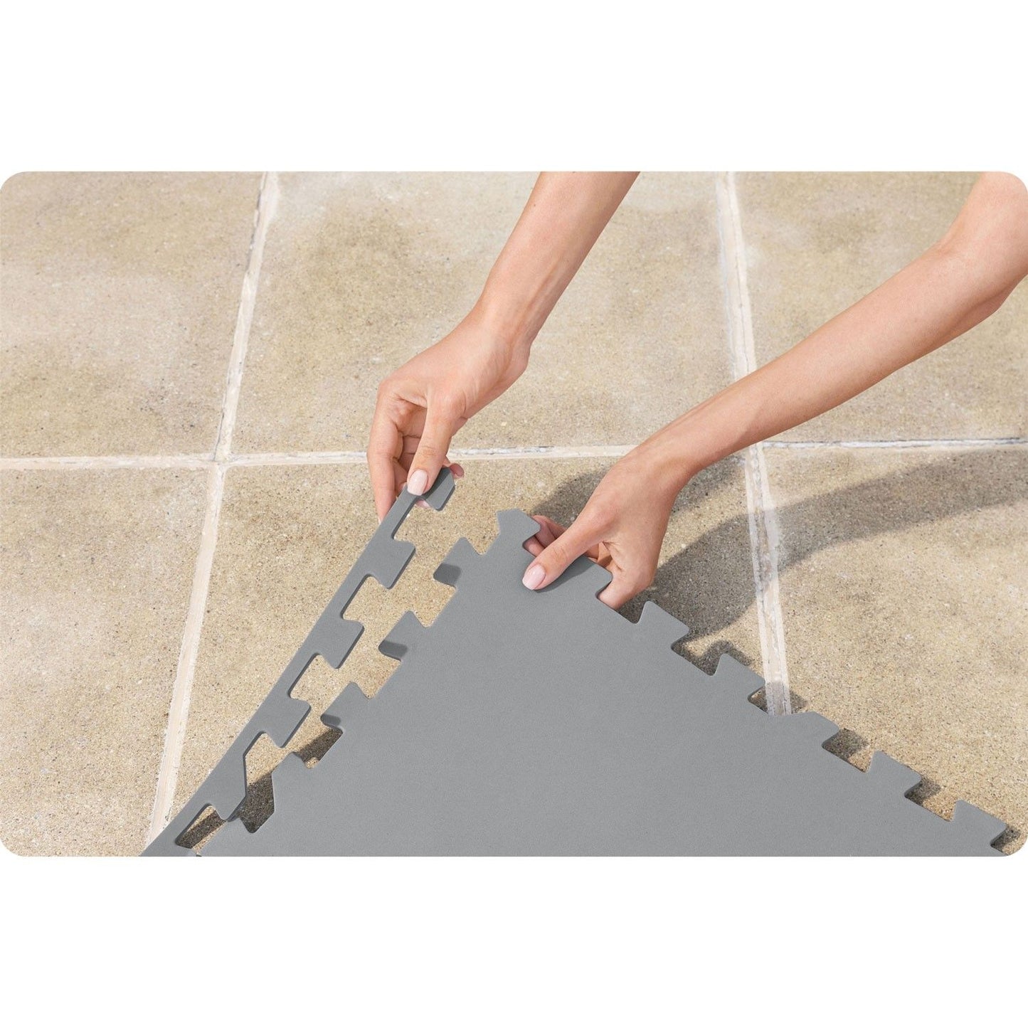 Foam mat for SPA puzzle 50 x 50 cm 16 pcs Bestway 60334