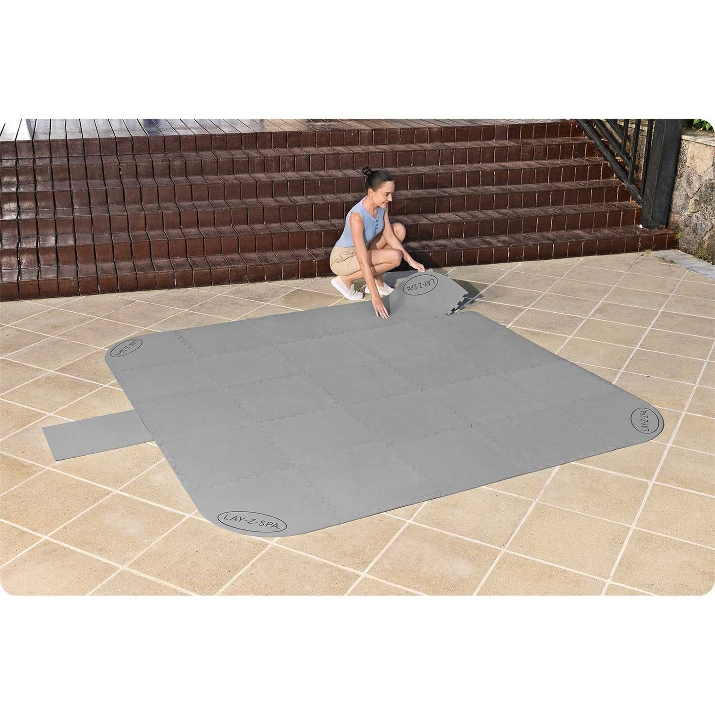 Foam mat for SPA puzzle 50 x 50 cm 16 pcs Bestway 60334