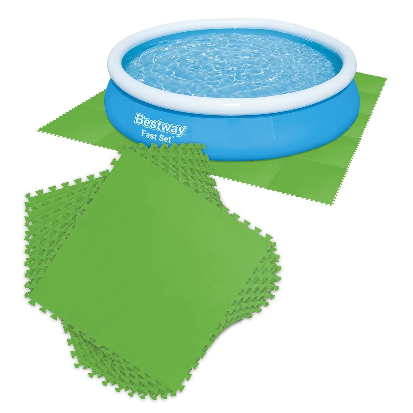 Foam mat for the swimming pool puzzle 78 x 78cm 9 pcs Bestway 58636