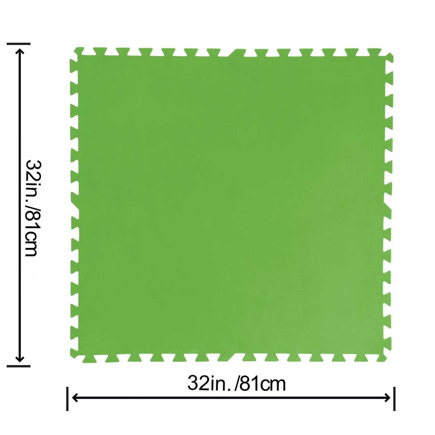 Foam mat for the swimming pool puzzle 78 x 78cm 9 pcs Bestway 58636
