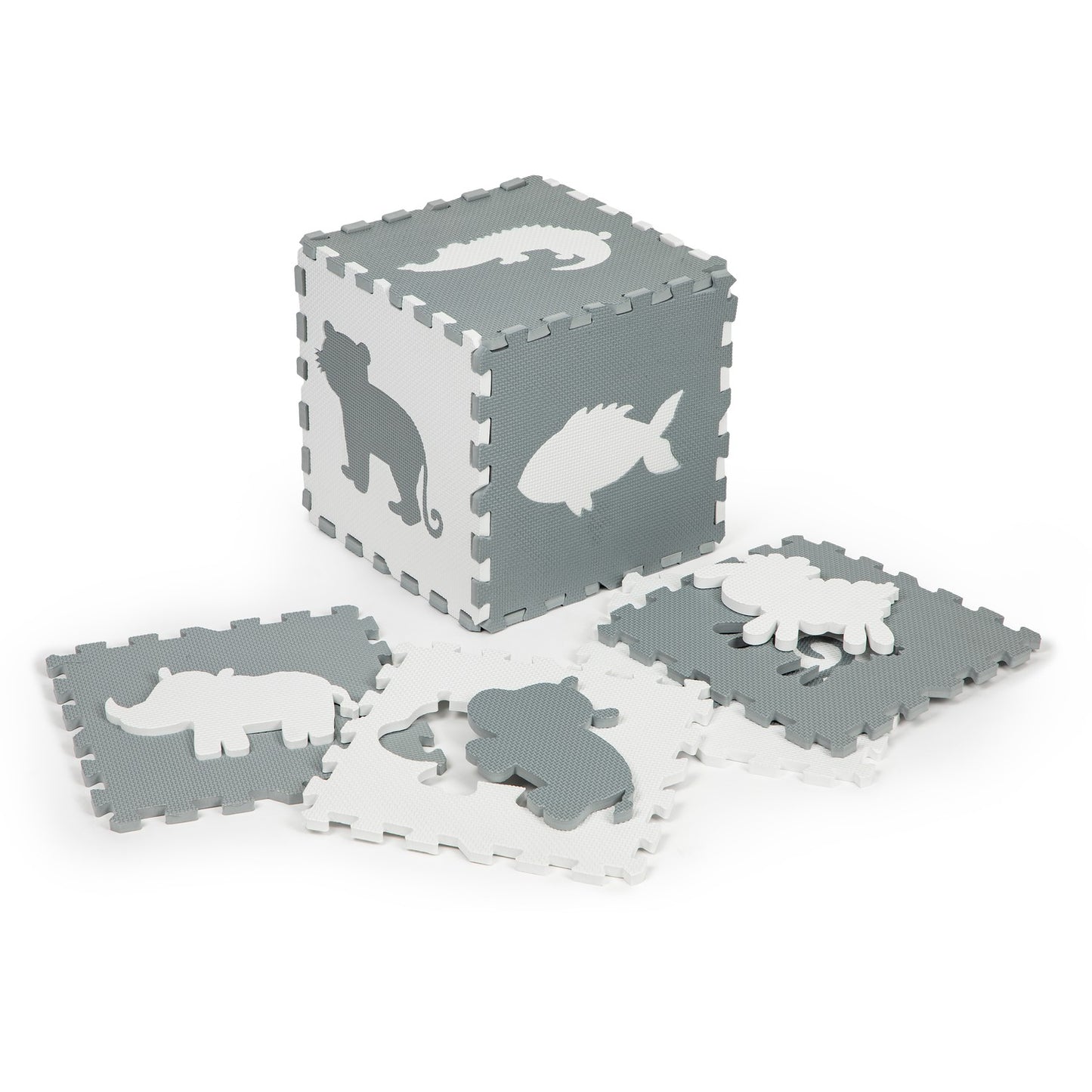 Foam mat with fence puzzle dry pool 36 pieces Ecotoys