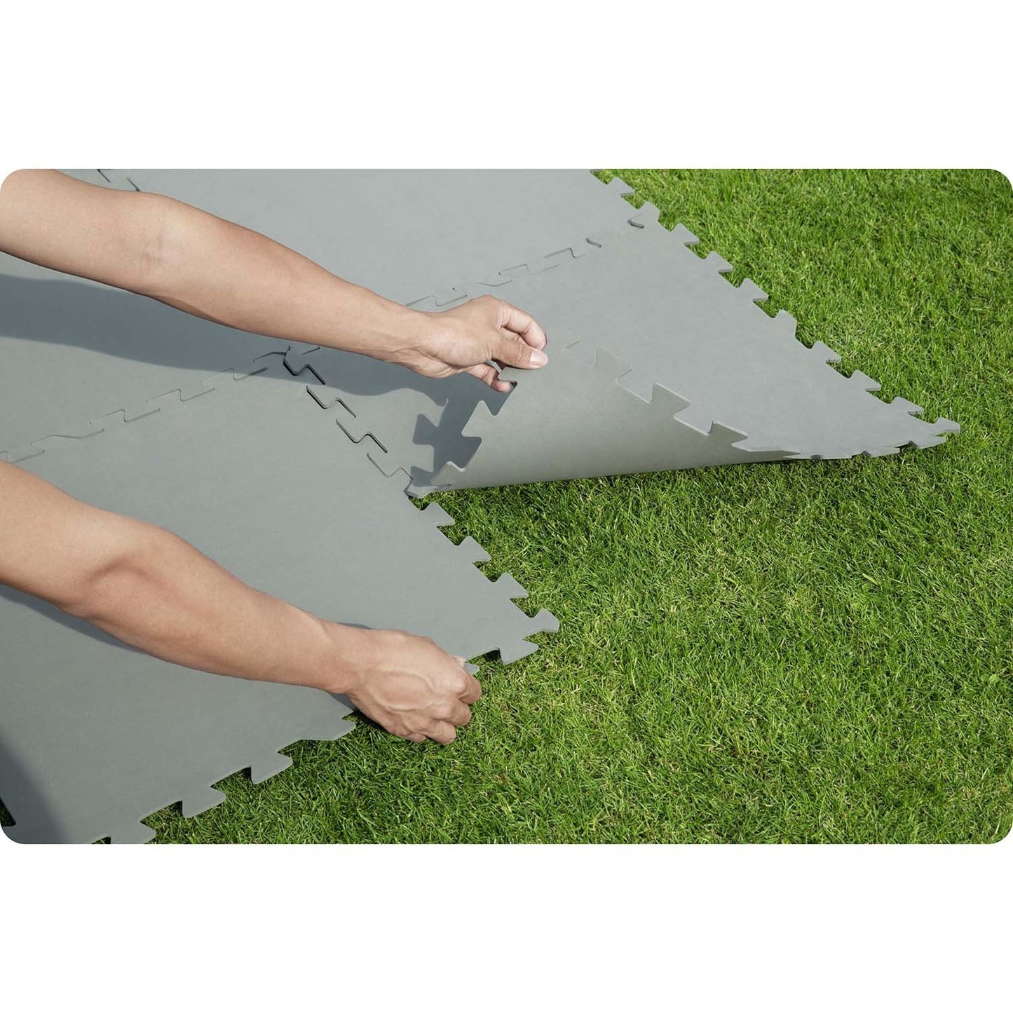 Foam pool mat puzzle 50 x 50 cm 9 pcs Bestway 58639
