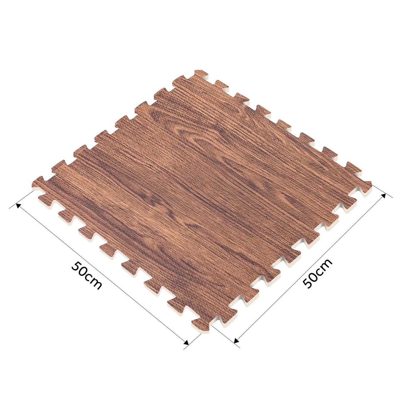 Foam puzzle mat for children, 50 x 50 cm, 8 pcs