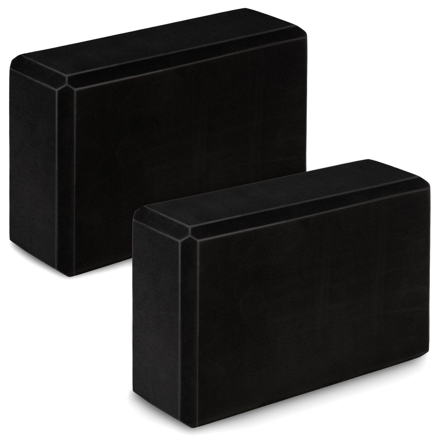 Foam yoga block - set of 2 NS-962 black
