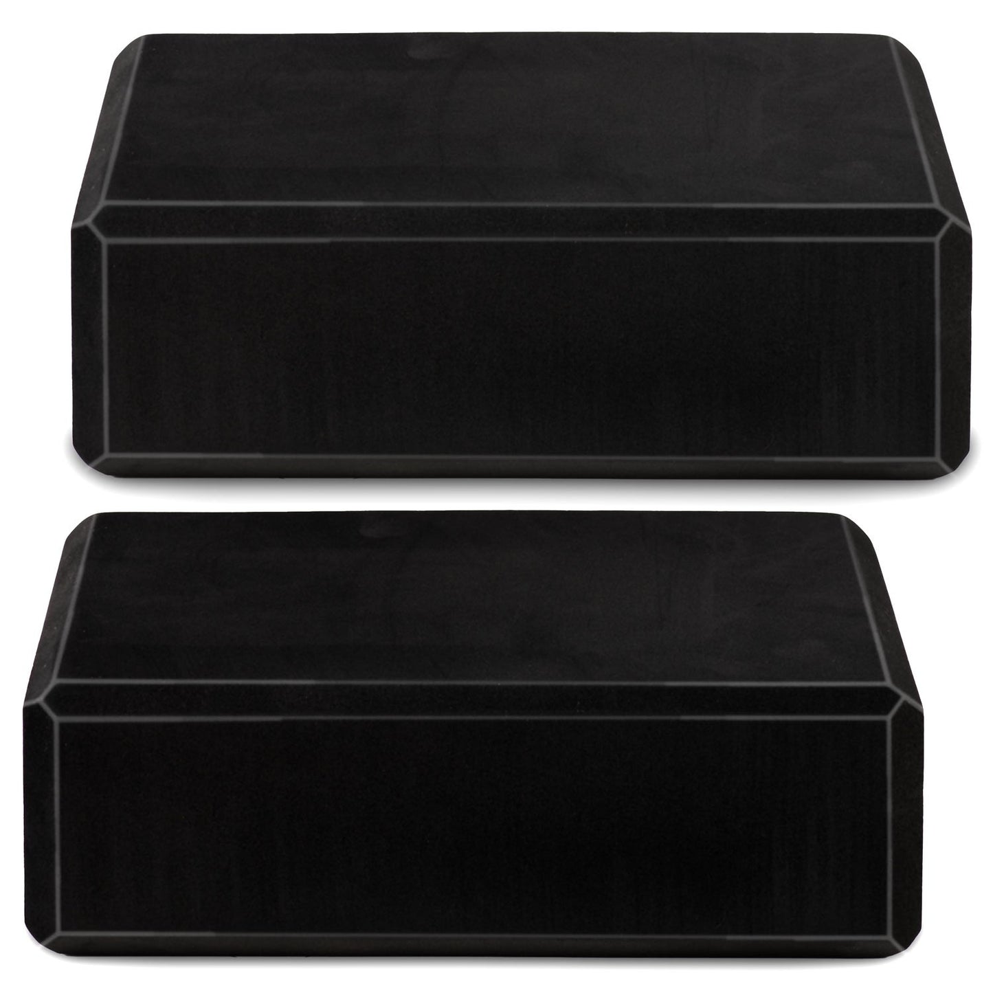 Foam yoga block - set of 2 NS-962 black