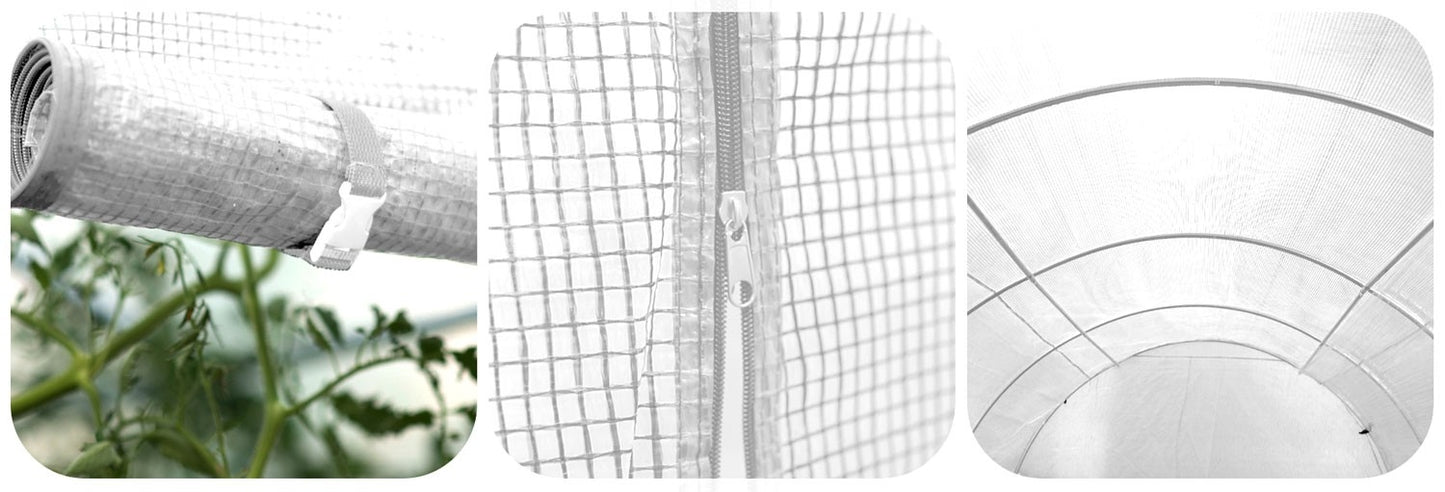Foil for garden tunnel 2.5x4m (10m2) white Plonos