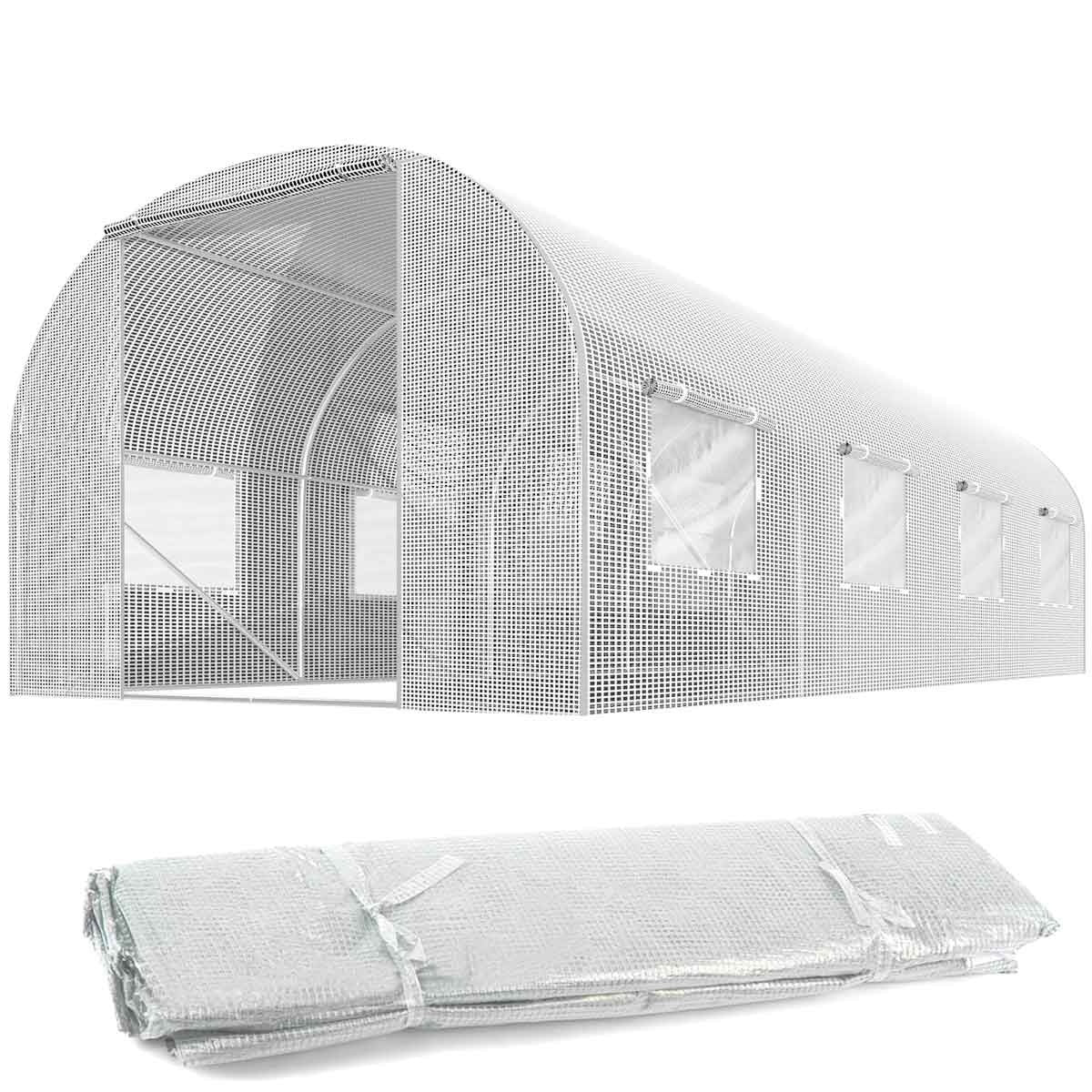 Foil for garden tunnel 3x4.5m (13.5m2) white Plonos