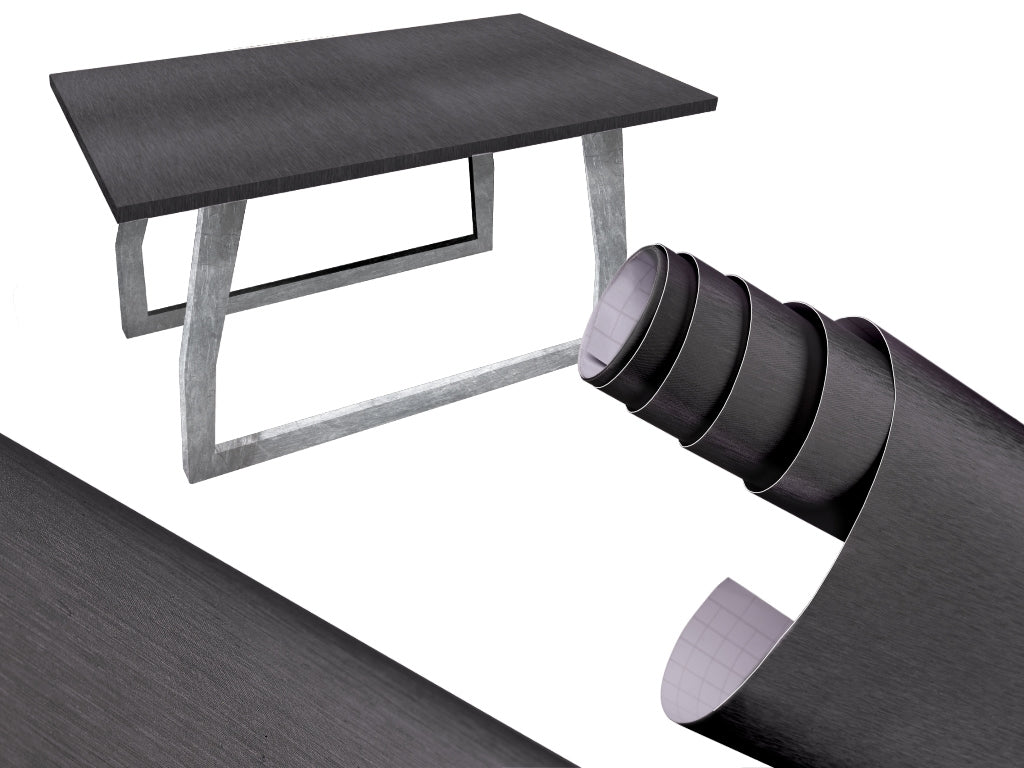 Foil roll metallic brushed graphite 1,52x30m