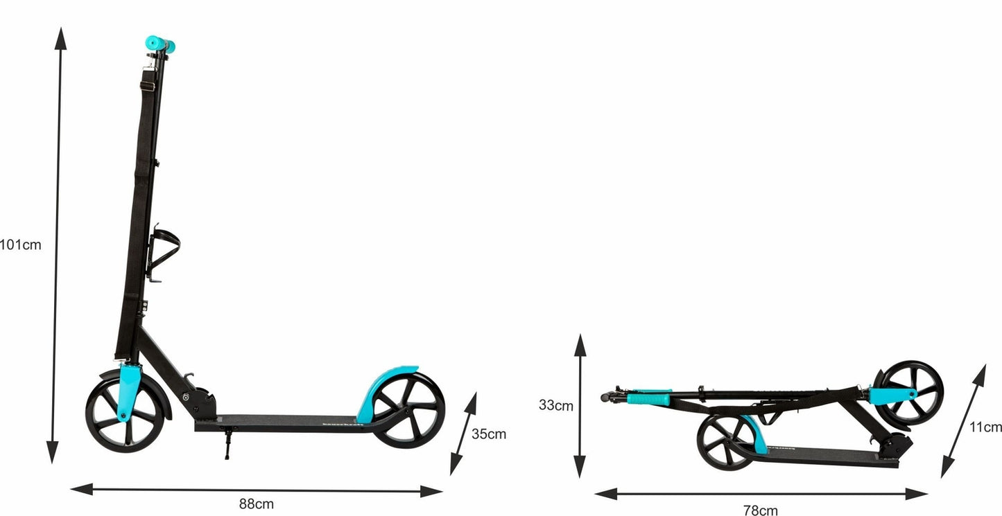 Foldable City Scooter for Kids & Teens, 200mm Wheels, Adjustable