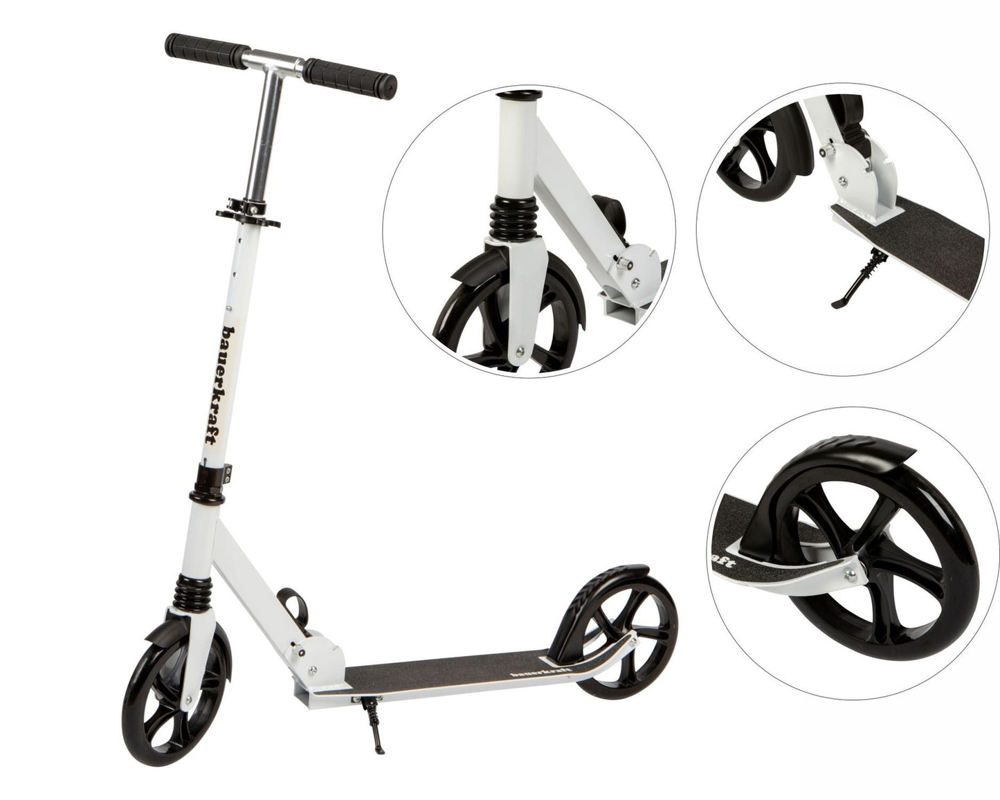 Foldable City Scooter for Kids & Teens, 200mm Wheels, Adjustable