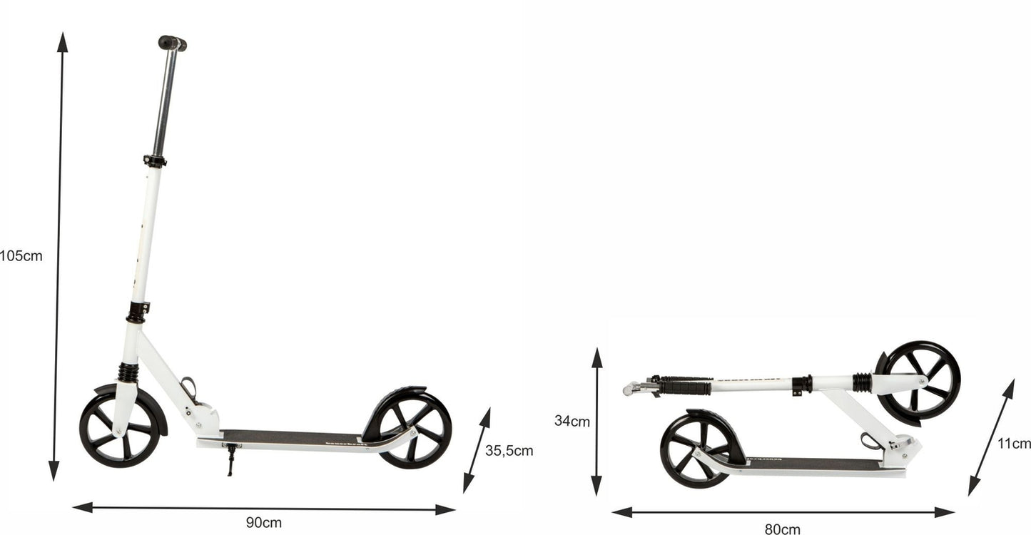 Foldable City Scooter for Kids & Teens, 200mm Wheels, Adjustable