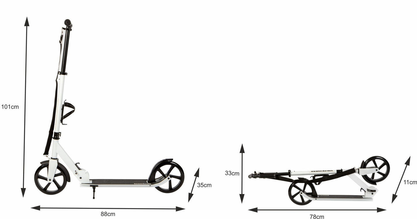 Foldable City Scooter for Kids & Teens, Adjustable 91-101 cm