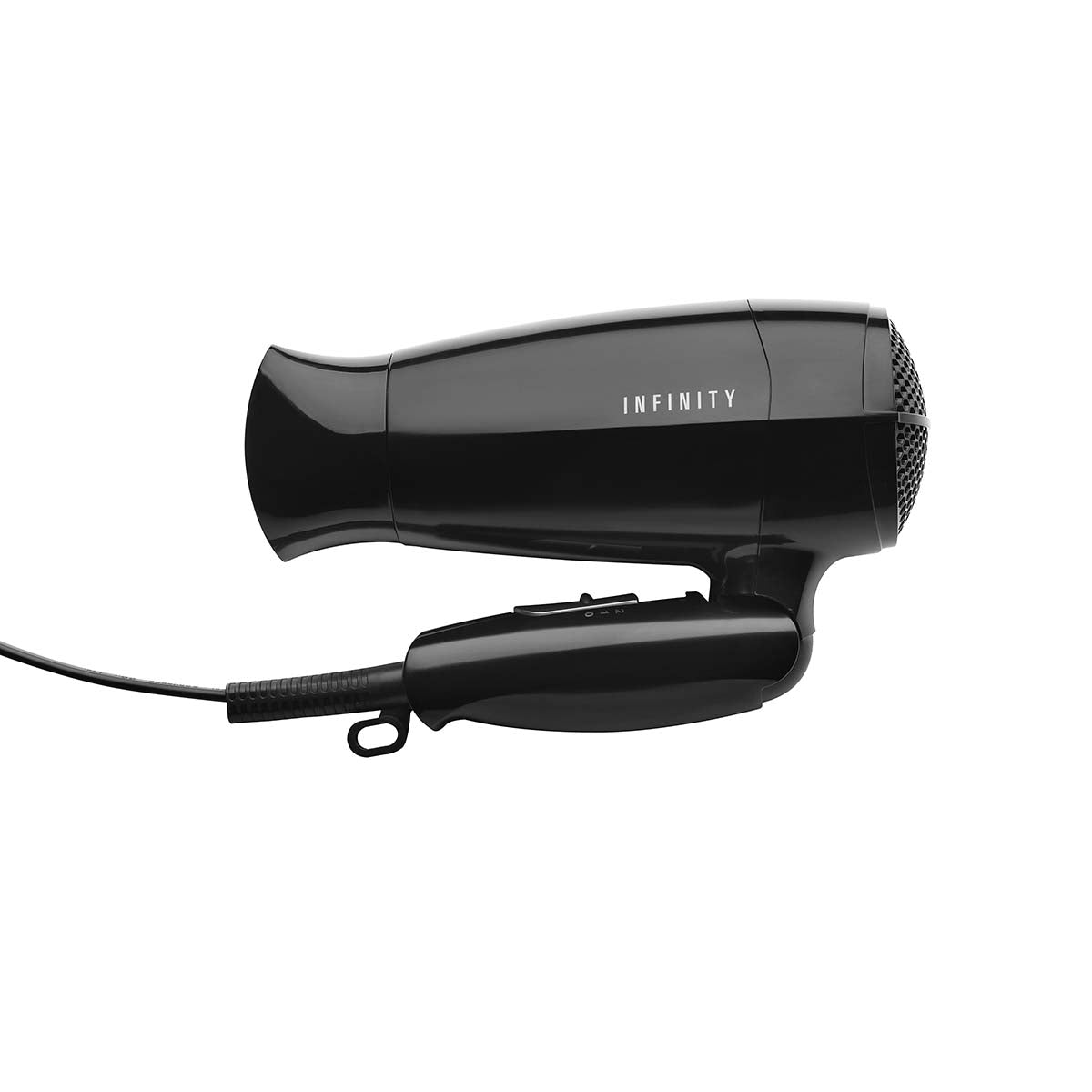 Foldable Hair Dryer, 1600W, Black, Travel-Friendly
