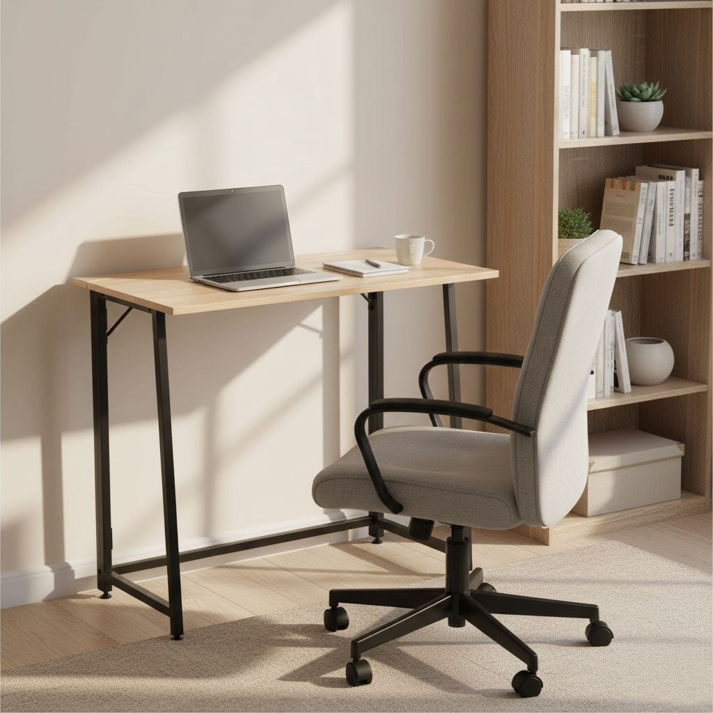 Foldable Laptop Desk, 80x45 cm, MDF, Loft Style