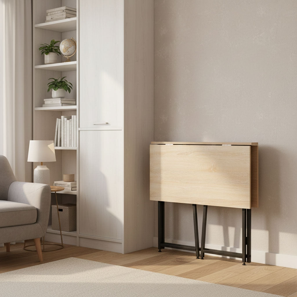 Foldable Laptop Desk, 80x45 cm, MDF, Loft Style